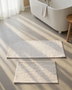 Mijölnir Rabbit - Ecru Juego de alfombrillas de baño de 2 piezas